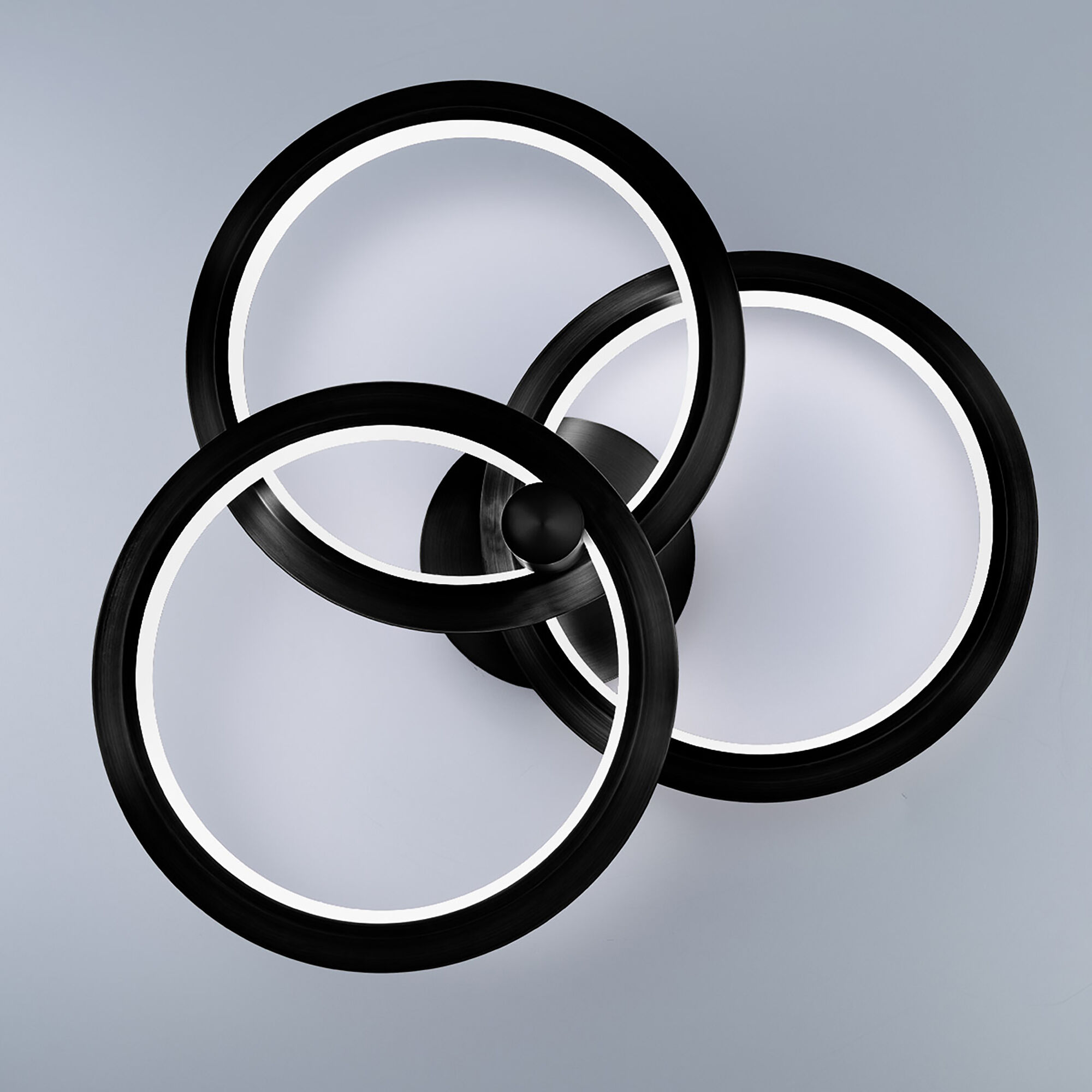 Solaris LED 40 inch Black Pendant Ceiling Light, dweLED