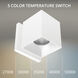 Zoron LED 4.25 inch White and Haze Outdoor Wall Lighting in White/Haze