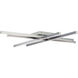 Parallax LED 32 inch Brushed Nickel Flush Mount Ceiling Light, dweLED