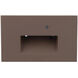 WAC 120V Step Light LED 1.5 inch Bronze ADA Step and Wall Light in Amber, WAC Lighting
