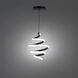 Vornado 1 Light 8.25 inch Chrome Multi-Light Pendant Ceiling Light, dweLED