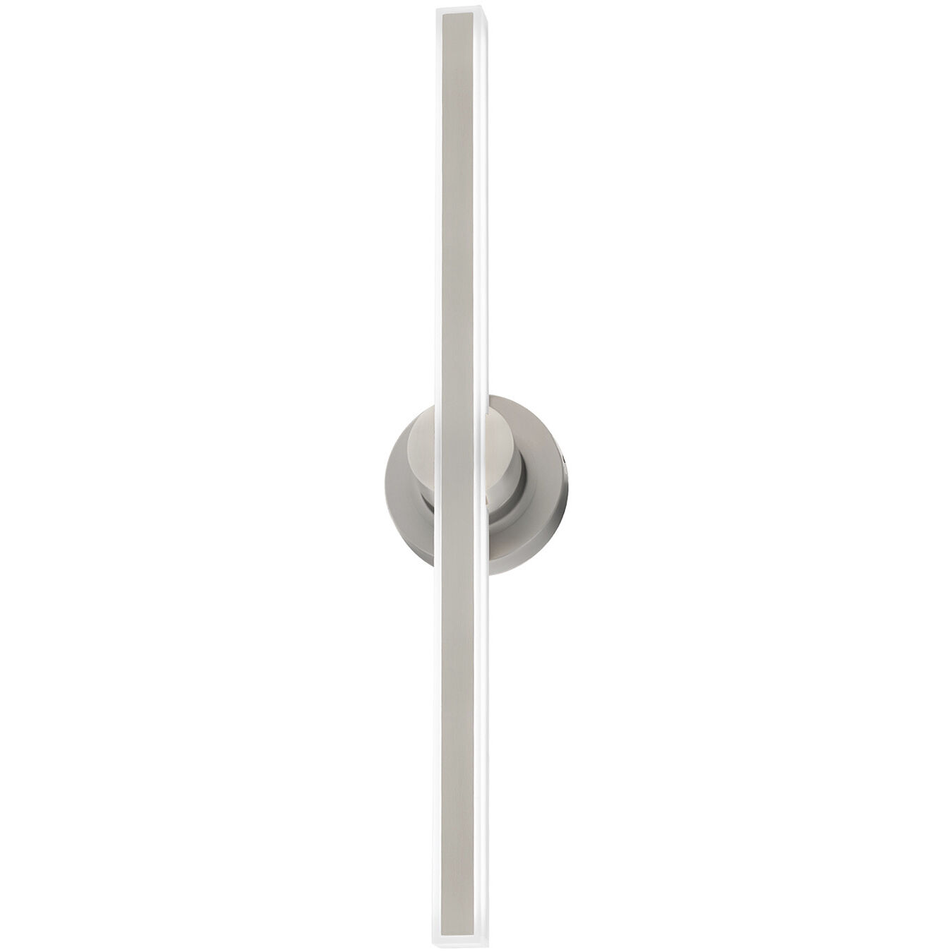 Bastone LED 26 inch Brushed Nickel Bath Vanity & Wall Light in 3000K, dweLED