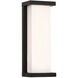 Case LED 14 inch Black Outdoor Wall Light, dweLED