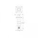 Inground Indicator Light 12 2 watt Stainless Steel Path Indicator Light in 2700K Warm LED, WAC Landscape