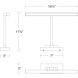 Reed 14.00 watt 16.5 inch Brushed Nickel Picture Light Wall Light, dweLED