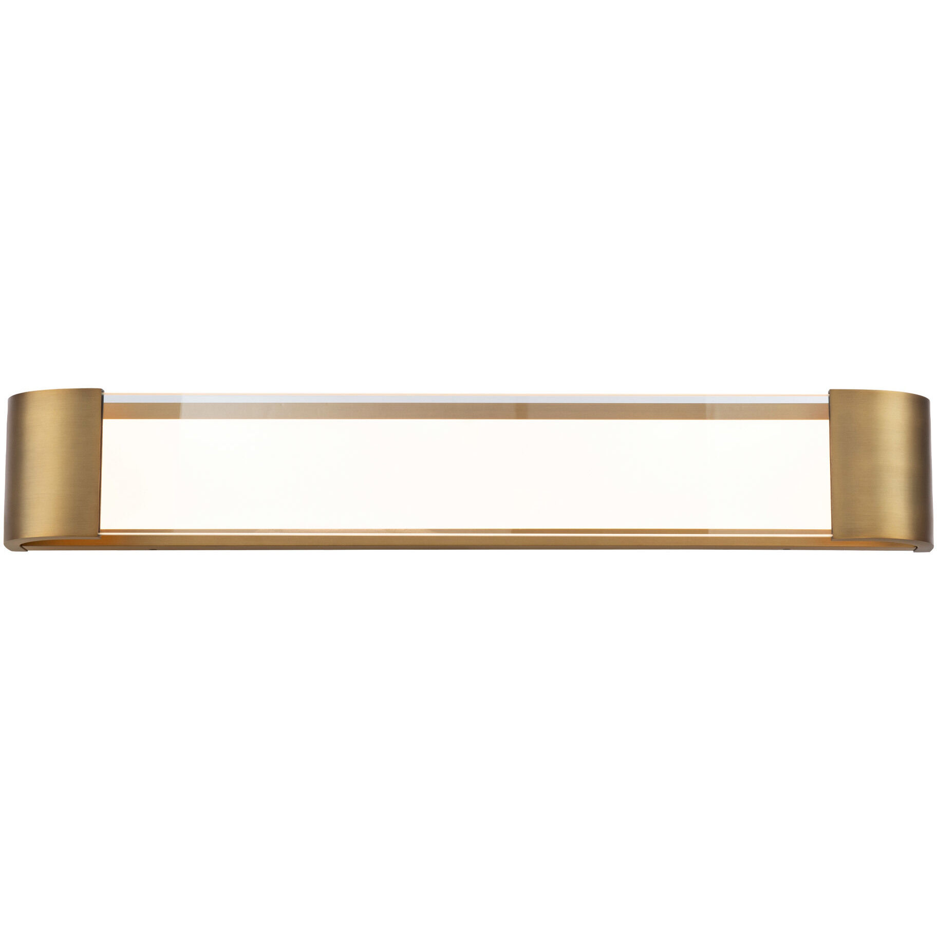 Melrose LED 32 inch Aged Brass Bath Vanity & Wall Light, dweLED