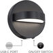 Wink Reading Light Wall Light in Black, dweLED