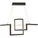 Minecraft LED 23.31 inch Black Pendant Ceiling Light, dweLED