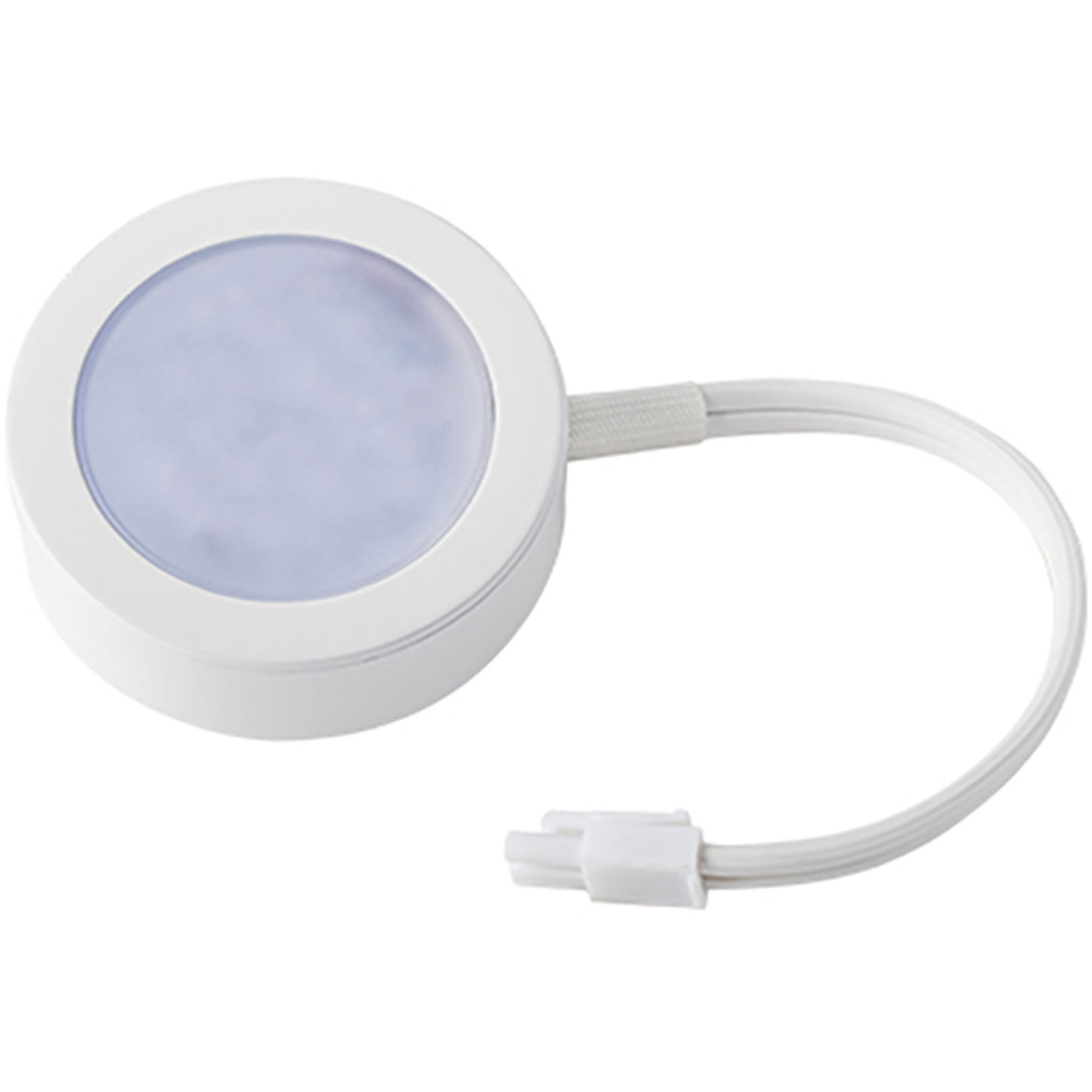 Line Voltage Puck Light LED White Button Light, WAC Limited
