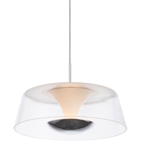 Branwen 1 Light 9 inch Chrome Mini Pendant Ceiling Light, dweLED