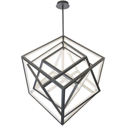 Atlas LED 40.63 inch Black Chandelier Ceiling Light, dweLED
