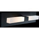 Camelot 2 Light 2.25 inch Black ADA Wall Sconce Wall Light, dweLED