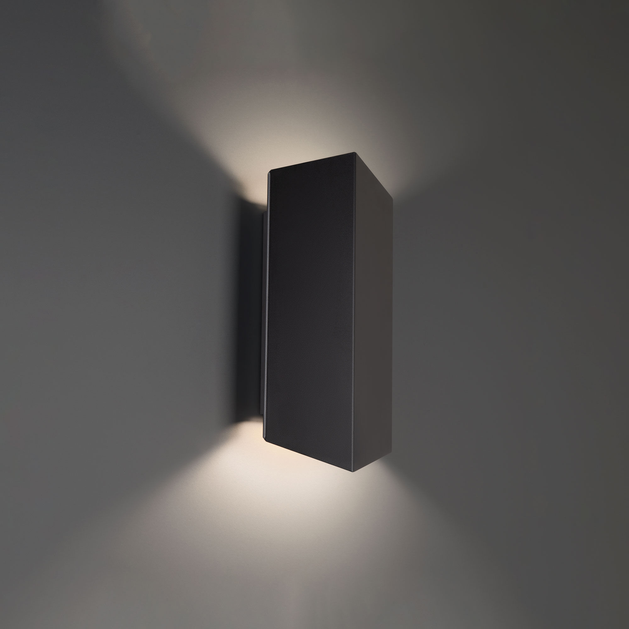 Summit LED 14 inch Black Outdoor Wall Light in 3500K, dweLED