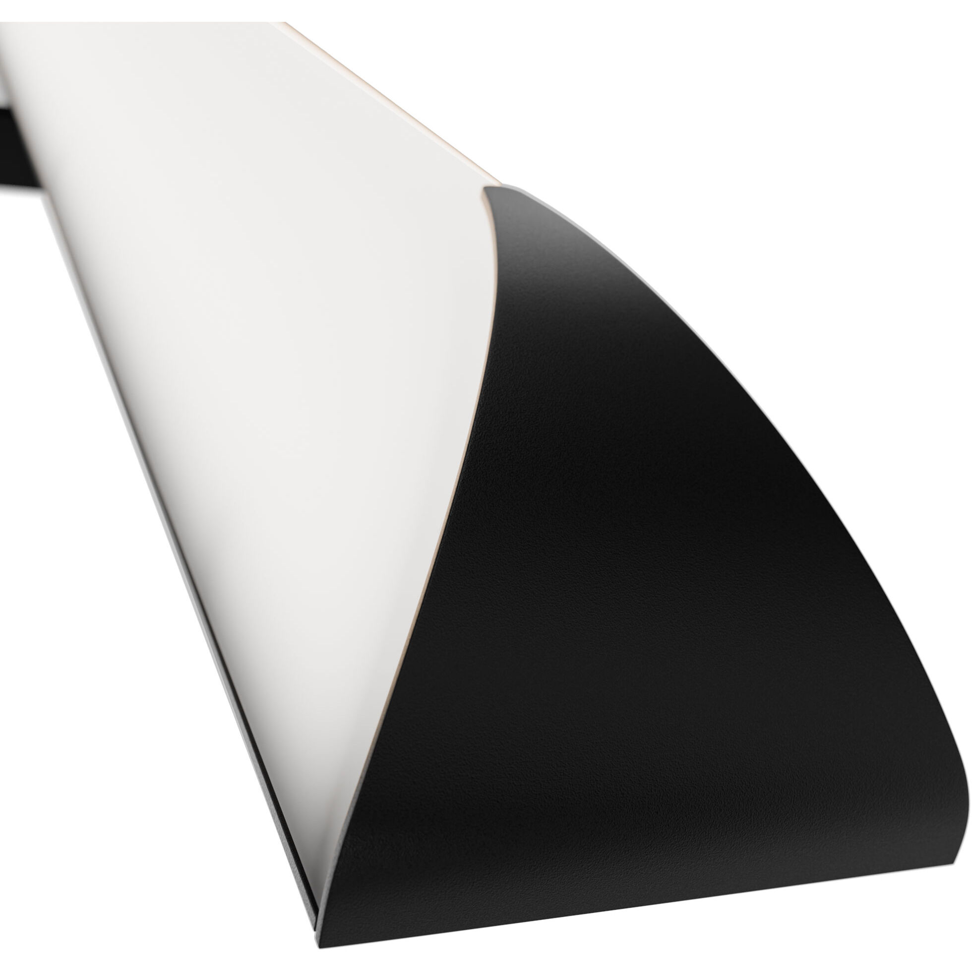 Straitaway LED 32 inch Black Bath Vanity & Wall Light in 2700K, dweLED