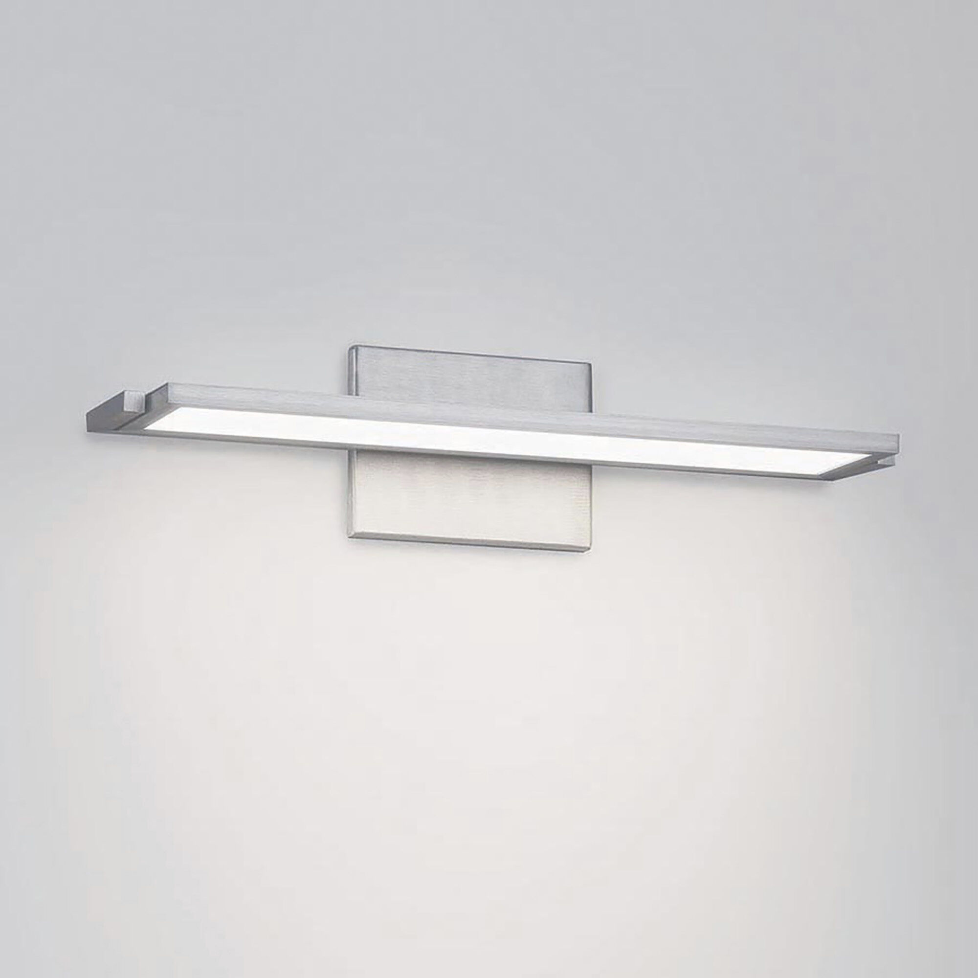 Line LED 18 inch Brushed Aluminum Bath Vanity & Wall Light, dweLED