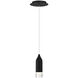 Action LED 2.38 inch Black Mini Pendant Ceiling Light, dweLED