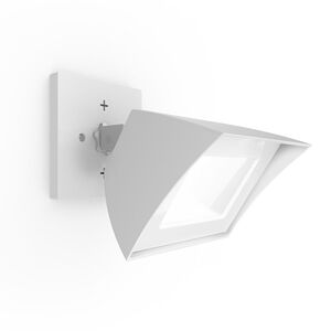 Endurance LED 5 inch Architectural White Outdoor Wall Light in 5000K