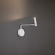 Sprig 1 Light 9.88 inch White Reading Light Wall Light, dweLED