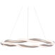 Escapade 1 Light 28 inch Brushed Nickel Pendant Ceiling Light, dweLED