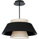 Rockabilly LED 26 inch Black Pendant Ceiling Light, dweLED