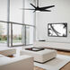 Viper 60 inch Matte Black Downrod Ceiling Fans, Smart Fan