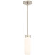 Elementum LED 3.5 inch Satin Nickel Pendant Ceiling Light in 3500K, dweLED
