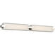 Bliss LED 36 inch Polished Nickel Bath Vanity & Wall Light in 2700K, dweLED