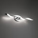 Jasmine LED 27 inch Chrome Bath Vanity & Wall Light, dweLED