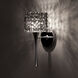 Eternity Jewelry LED 4.32 inch Chrome Wall Sconce Wall Light