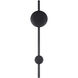 Clocker LED 3.5 inch Black ADA Wall Sconce Wall Light, dweLED