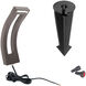 Slide 12 3 watt Bronze Path and Area Light in 15in Height, 3000K Warm White LED, WAC Landscape