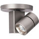 Exterminator II LED 4.5 inch Brushed Nickel Flush Mount Ceiling Light in Narrow, 85, 3500K, Monopoint