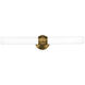Juliet LED 27 inch Aged Brass Bath Vanity & Wall Light, dweLED