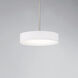 Manhattan LED 14 inch Brushed Nickel Pendant Ceiling Light, dweLED