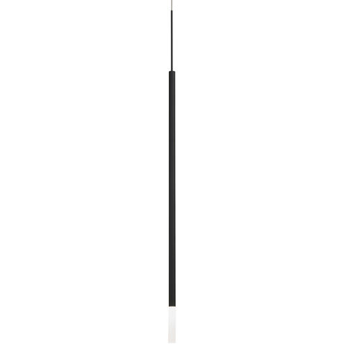 Viggo LED 0.75 inch Black Pendant Ceiling Light in 3500K, dweLED