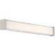 Svelte LED 22.5 inch Chrome Bath Vanity & Wall Light in 2700K, dweLED