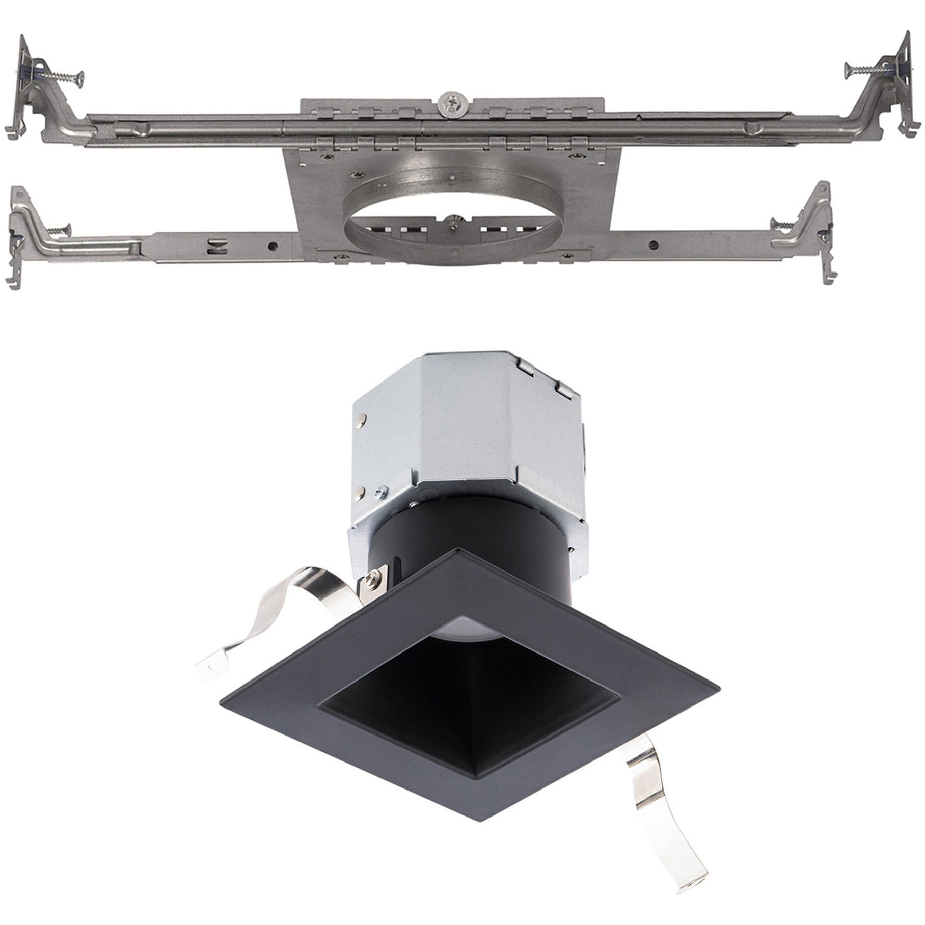 Pop-in LED Black Complete Kit Recessed Lighting