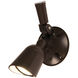 Endurance LED 5 inch Architectural Bronze Outdoor Wall Light in 3000K