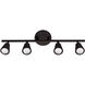Solo 4 Light 120 Black Track Lighting Ceiling Light