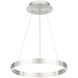Sirius LED 18 inch Brushed Aluminum Pendant Ceiling Light, dweLED
