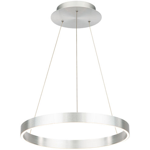 Sirius LED 18 inch Brushed Aluminum Pendant Ceiling Light, dweLED
