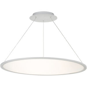 Illusion LED 34.63 inch Titanium Pendant Ceiling Light, dweLED