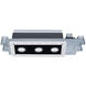 Silo Multiples LED White Black Multiple Recessed Trim in 3000K, White/Black