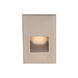 Tyler 120 3.8 watt Brushed Nickel Step and Wall Lighting in White, WAC Lighting