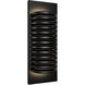Loome LED 16 inch Black Outdoor Wall Light, dweLED