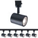 Charge 1 Light 120 Black H Track Fixture Ceiling Light in 6, WAC Limited