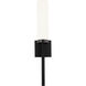 Saltaire 1 Light 3 inch Black Wall Sconce Wall Light