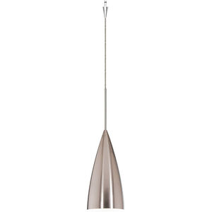 Cosmopolitan 1 Light 4 inch Brushed Nickel Pendant Ceiling Light in Quick Connect