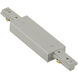 H Track 120 Brushed Nickel Track Component Ceiling Light