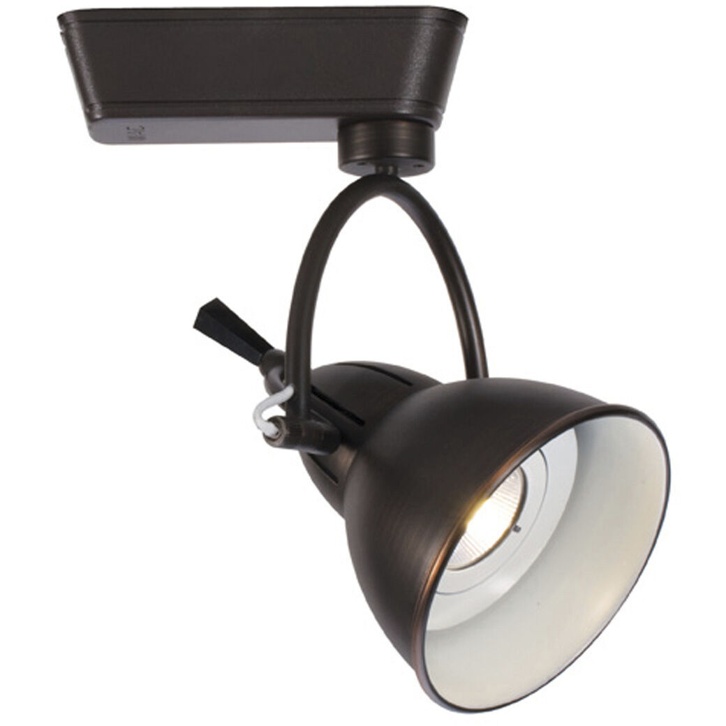 Cartier 1 Light 120 Antique Bronze Track Head Ceiling Light in 4000K